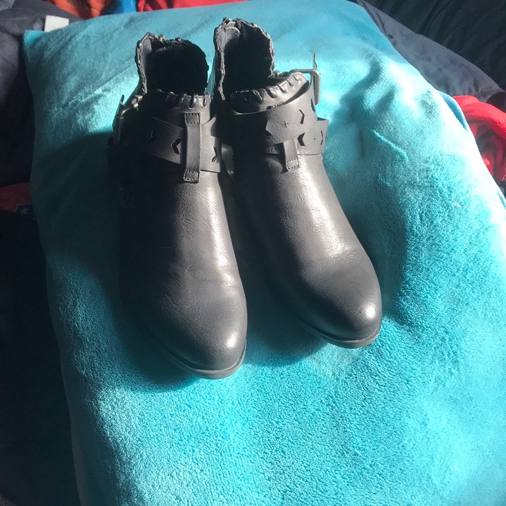 Size 9 Sugar brand Boots w/ Star & Moon Cutouts